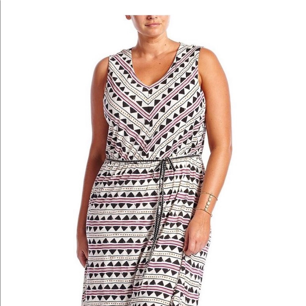 NWT Lucky Brand Tribal Maxi Dress